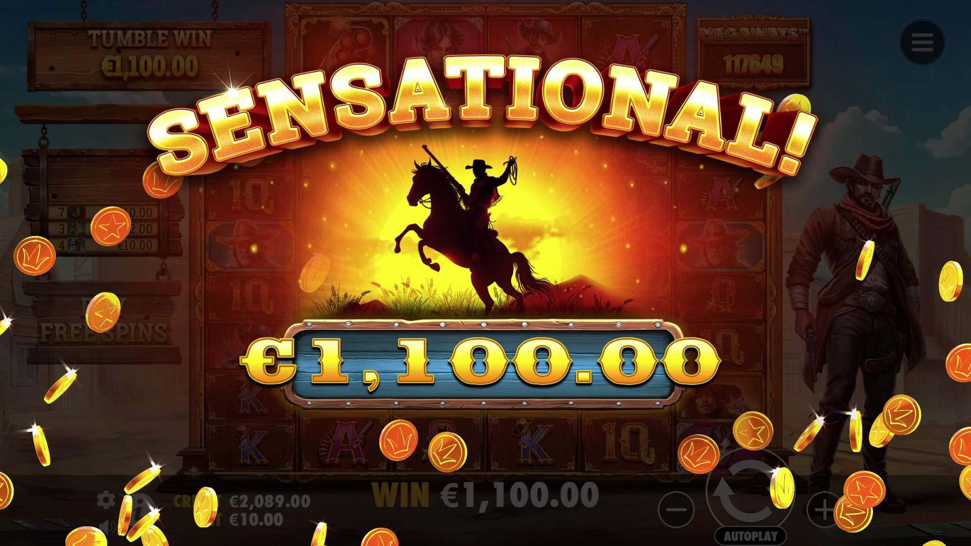 Bandit Megaways™ - screenshot with slot description 4